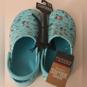 Little girls Kids' Blue Floral Clogs